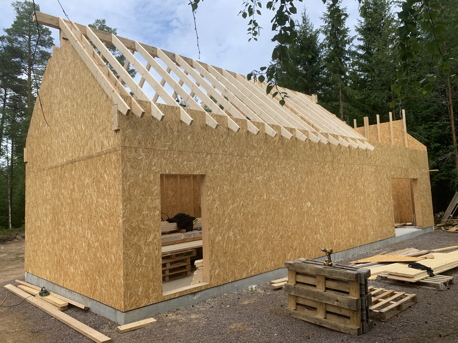 Building work at Nederberga Valley