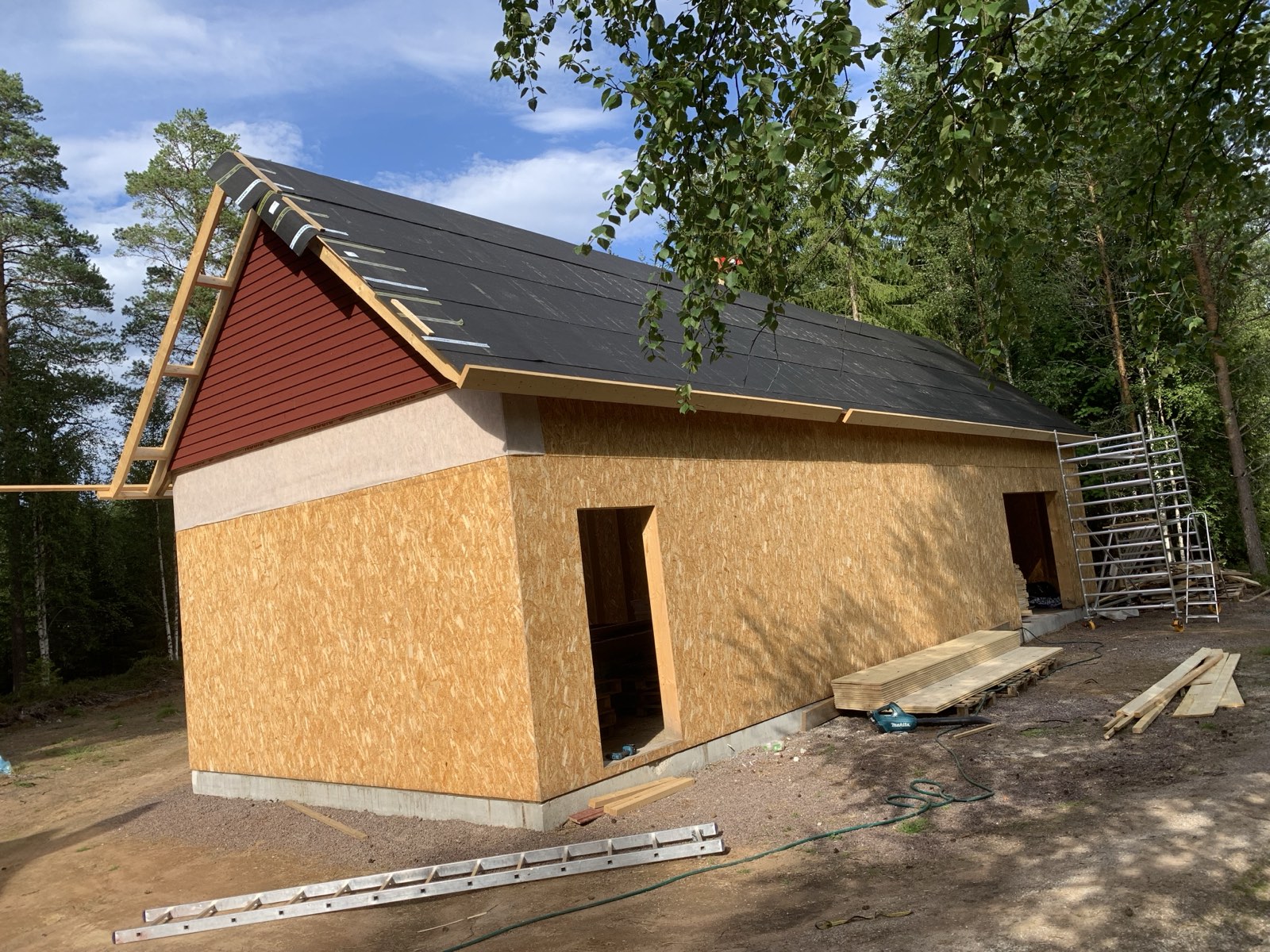 Building work at Nederberga Valley