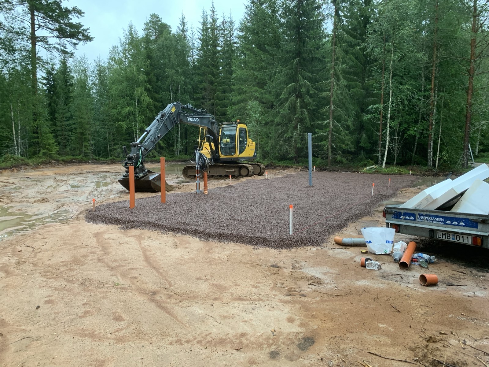 Building work at Nederberga Valley