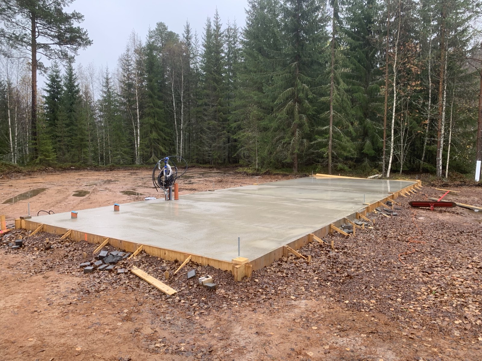 Building work at Nederberga Valley