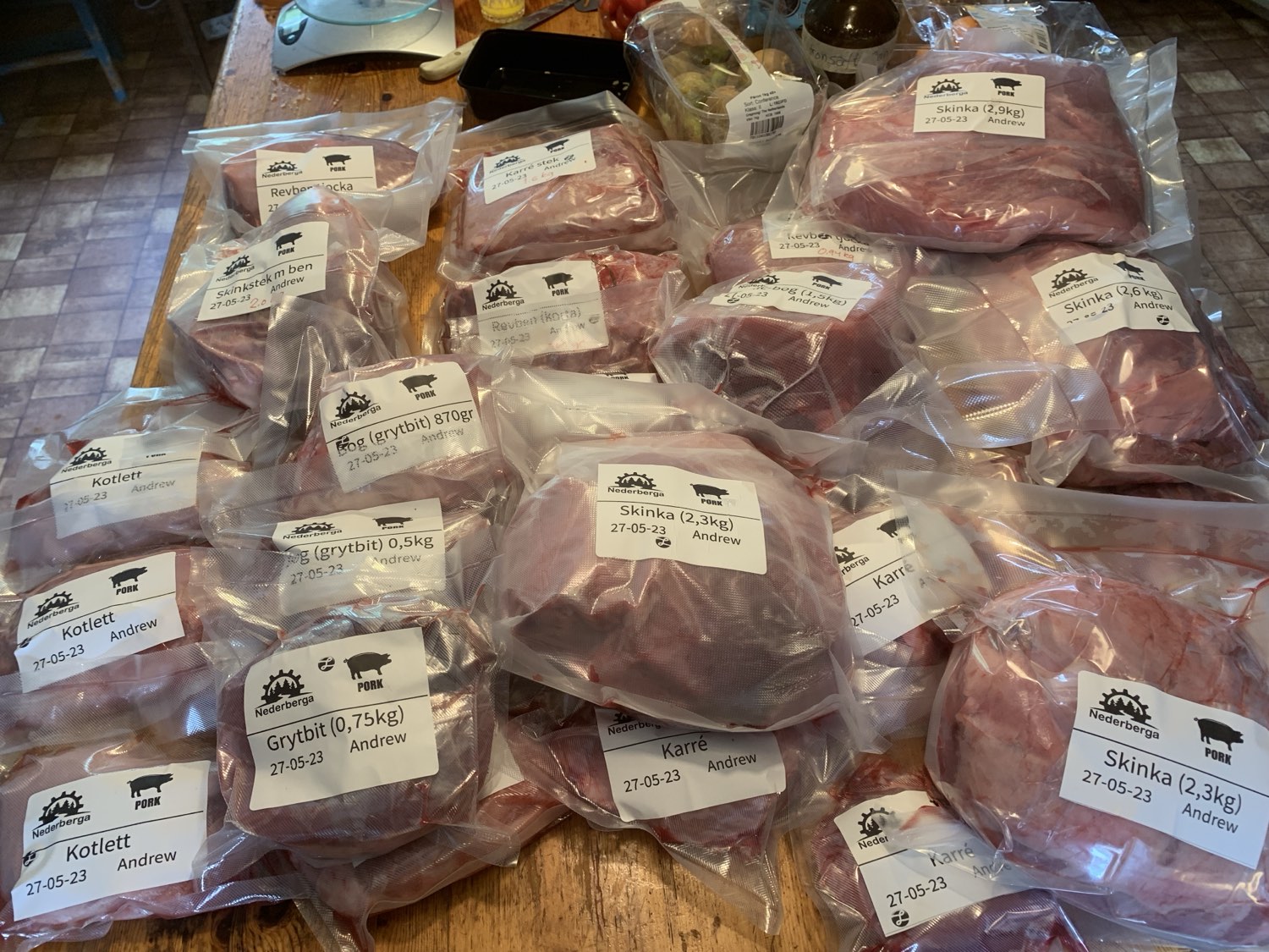 food at Nederberga Valley