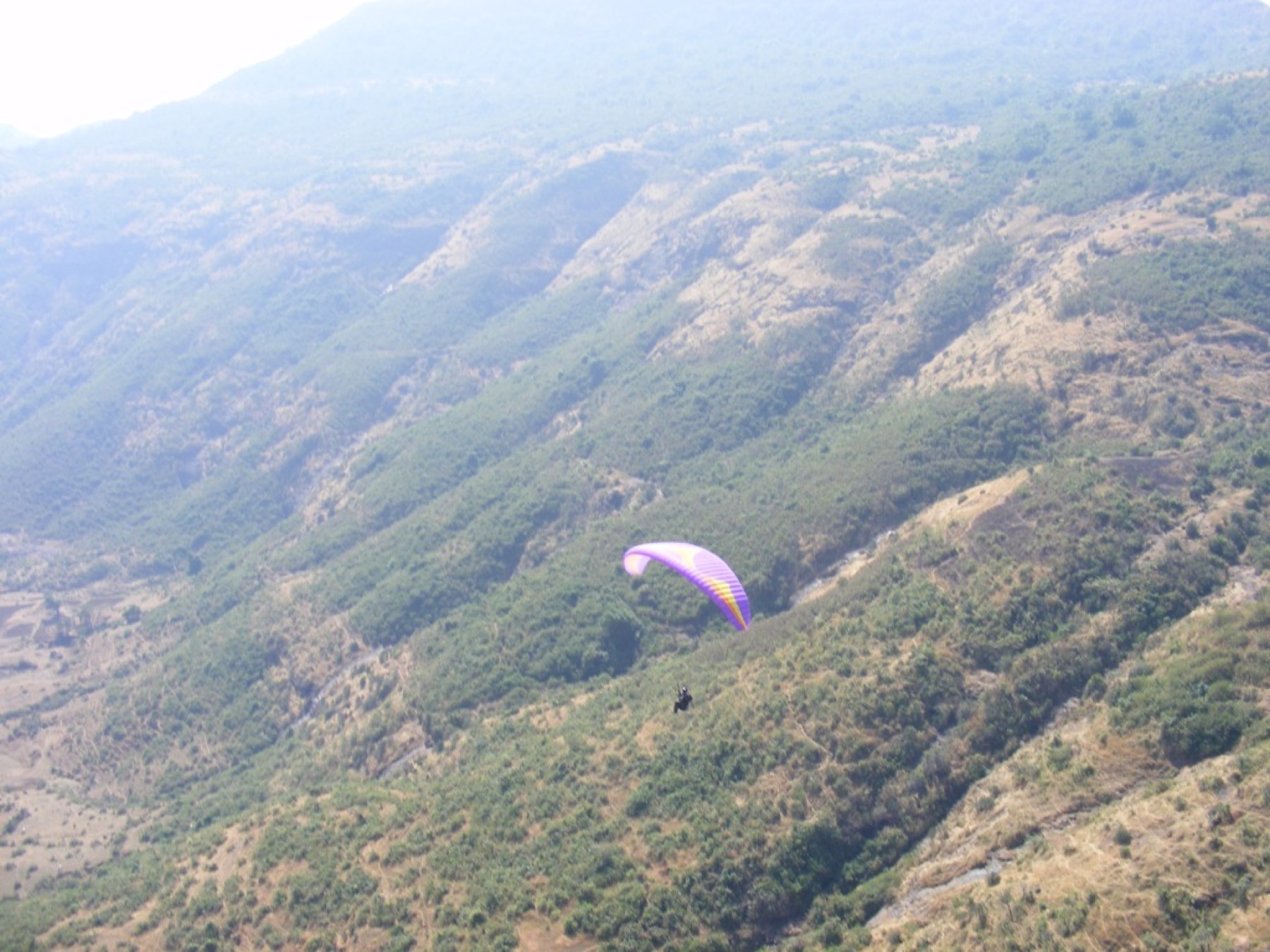 paragliding at Nederberga Valley