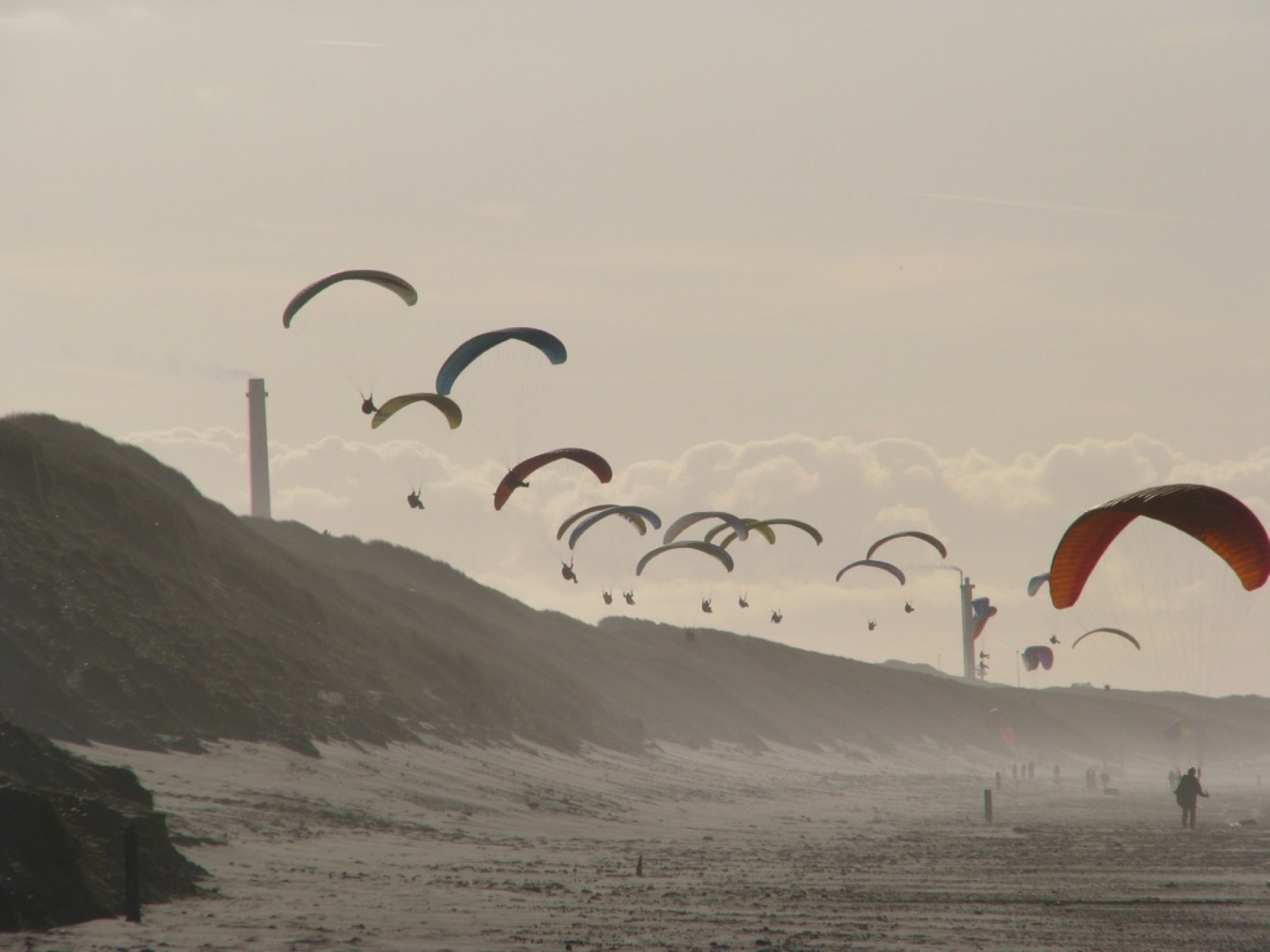 paragliding at Nederberga Valley